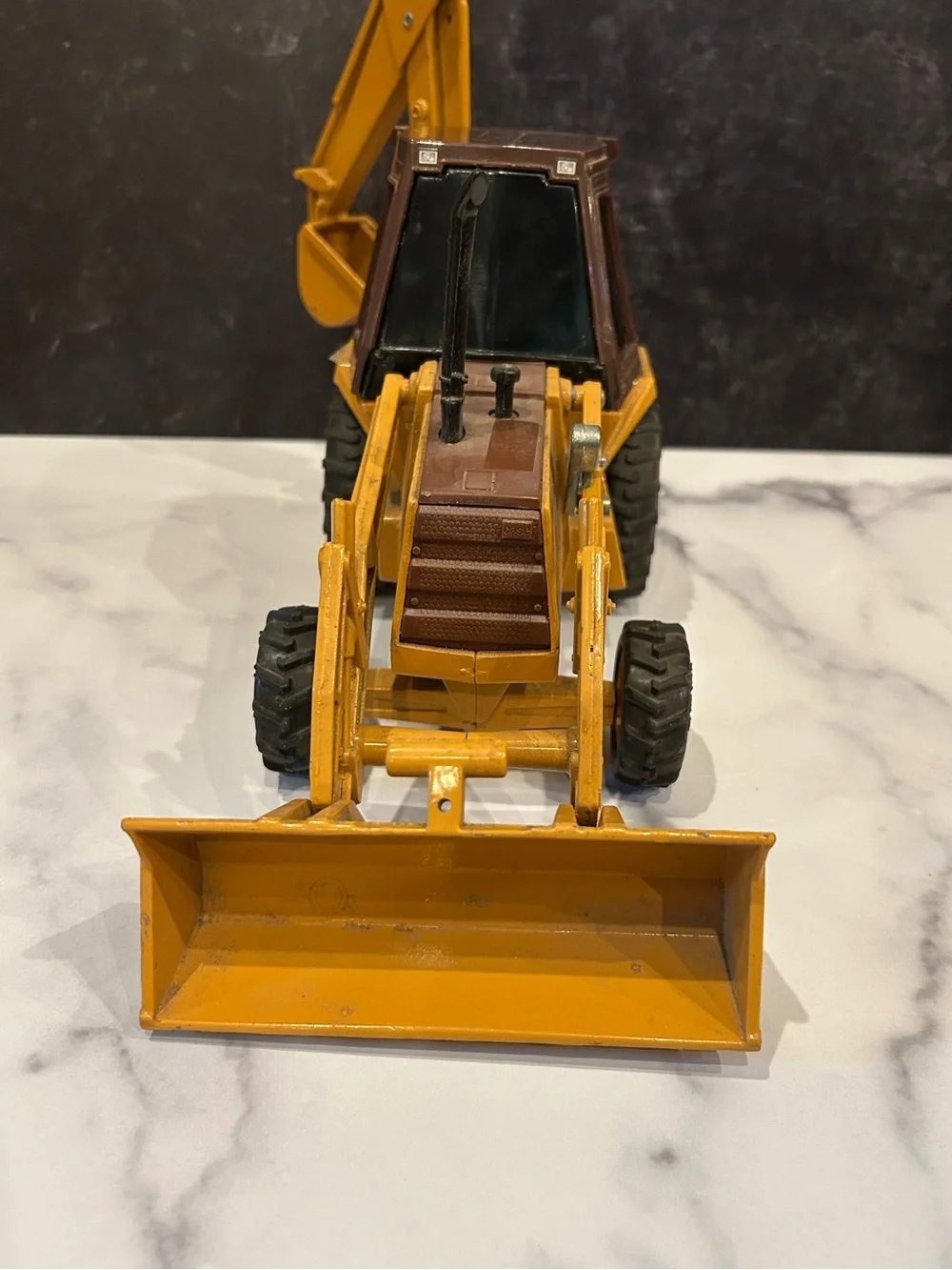 VTG 1986 ERTL 1:16 Diecast Case 580E Construction King Loader Backhoe Vehicle
